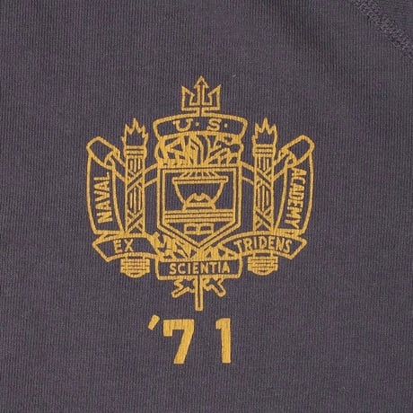 WAREHOUSE Lot.4104 2ND-HAND SHORT SLEEVE SWEAT “U.S.NAVAL ACADEMY”