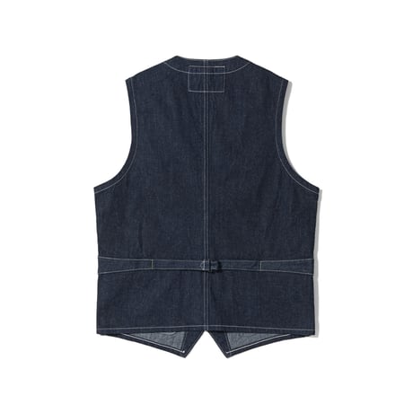 SUGAR CANE SC15702 “11oz. BLUE DENIM WORK VEST”