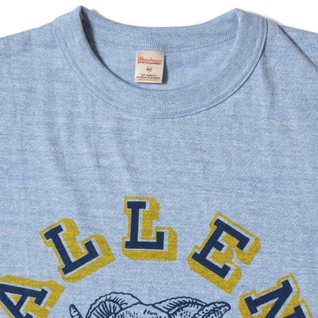 WAREHOUSE Lot.4096 88/12 HEATHER CREW NECK T-SHIRT “ALLEN”