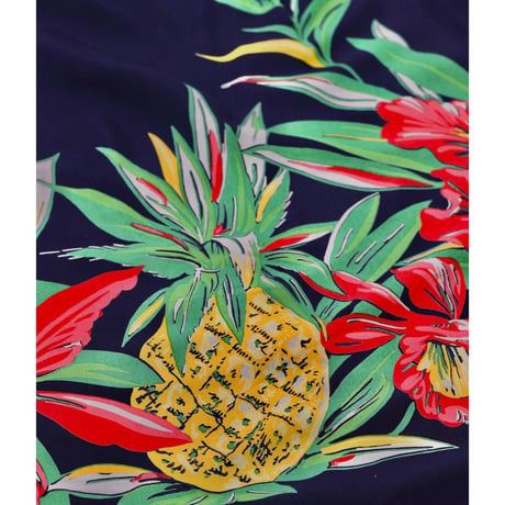 SUN SURF Lot.DK39638 DUKE KAHANAMOKU SPECIAL EDITION “ORCHID AND PINEAPPLE” (SHORT SLEEVE)
