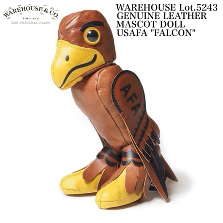 WAREHOUSE Lot.5243 GENUINE LEATHER MASCOT DOLL USAFA "FALCON"