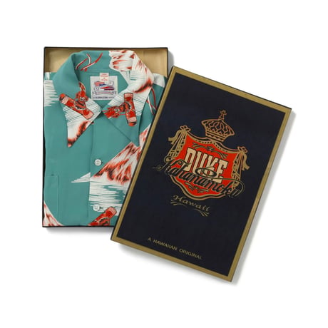 SUN SURF Lot.DK39634 DUKE KAHANAMOKU SPECIAL EDITION “Mt.FUJI & LUCKY EGGPLANT” (SHORT SLEEVE)
