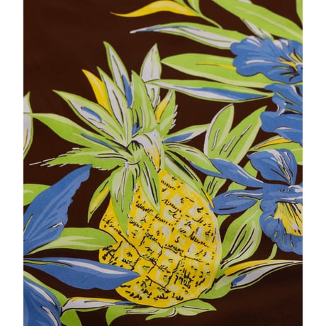 SUN SURF Lot.DK39638 DUKE KAHANAMOKU SPECIAL EDITION “ORCHID AND PINEAPPLE” (SHORT SLEEVE)