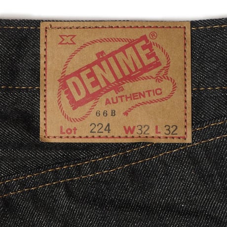 DENIME Lot.224-66B (66MODEL) BLACK DENIM L32