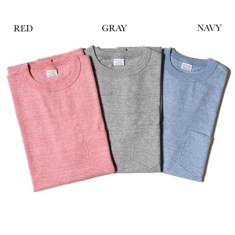 WAREHOUSE Lot.4097 88/12 “HEATHER POCKET T-SHIRT”