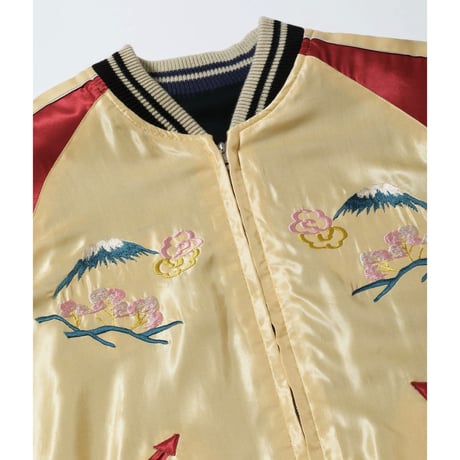TAILOR TOYO Lot.TT15877-219 Early 1950s Style Acetate Souvenir Jacket “USS PRINCETON” × “MAIKO”