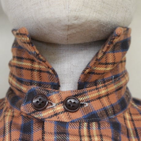 WAREHOUSE Lot.3022 “FLANNEL SHIRTS WITH CHINSTRAP NON WASH”