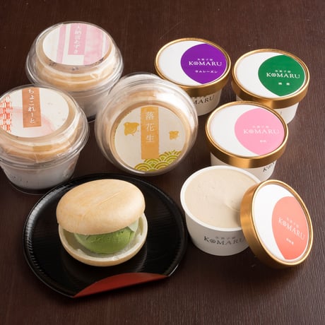 無添加・濃厚 アイスクリーム【送料無料】アイス4個＆アイスもなか４個セット