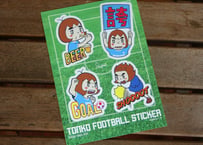 トン子フットボールステッカー