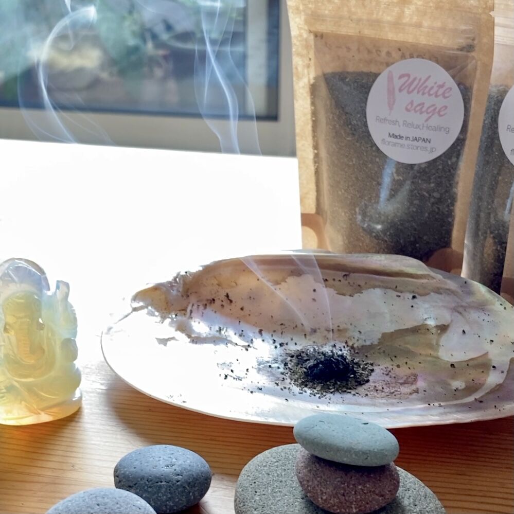 無農薬ホワイトセージ ／粉末タイプ20g【ネイティブアメリカン・イン