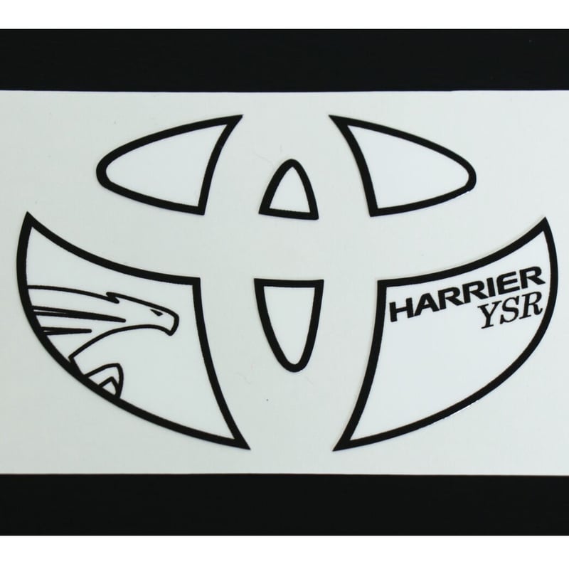 60HARRIER・YSRリアエンブレムステッカー(60ハリアー前期・後期用 
