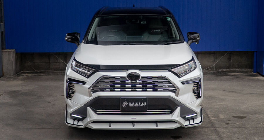 RAV4 TRD用 フロントセンタースポイラー 未塗装品 ダブルエイト | GMG