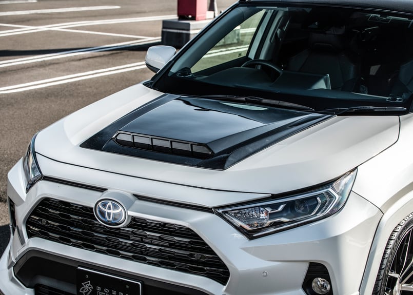 RAV4 ボンネットフードカバー 未塗装品 ダブルエイト | GMG ONLINE SHOP