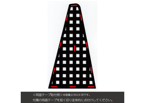 ウィンドウパネル HILUX リアドア用