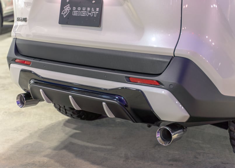 rav4、ハリアー マフラー BATTLEZ マフラー ZS-W TC チタンカラーテール ハイブリッド車用 RAV4
