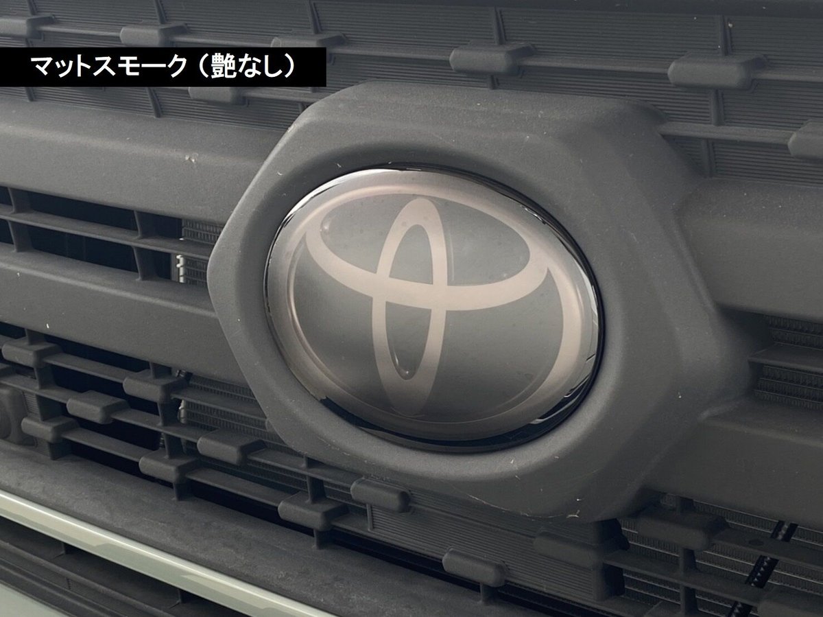 RAV4 エンブレムスモークフィルム 1セット/フロント用/2枚組 | GMG 