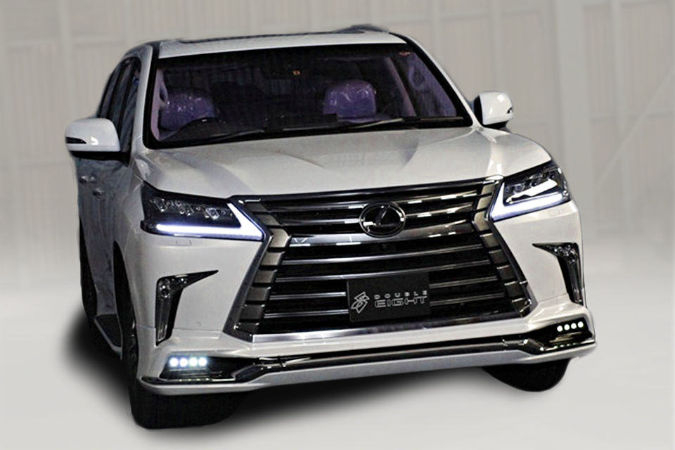 LX570後期 モデリスタフロントハーフ用 LEDアタッチメント 未塗装品