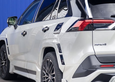 RAV4 TRD用 オーバーフェンダー 未塗装品 ダブルエイト