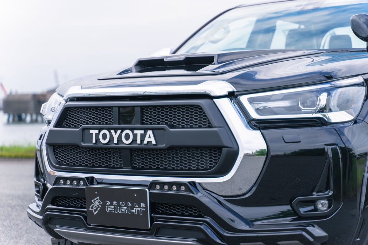 ハイラックス GMG ウインドウパネル　マットブラック ウィンドウパネル HILUX リアドア用 | GMG ONLINE SHOP