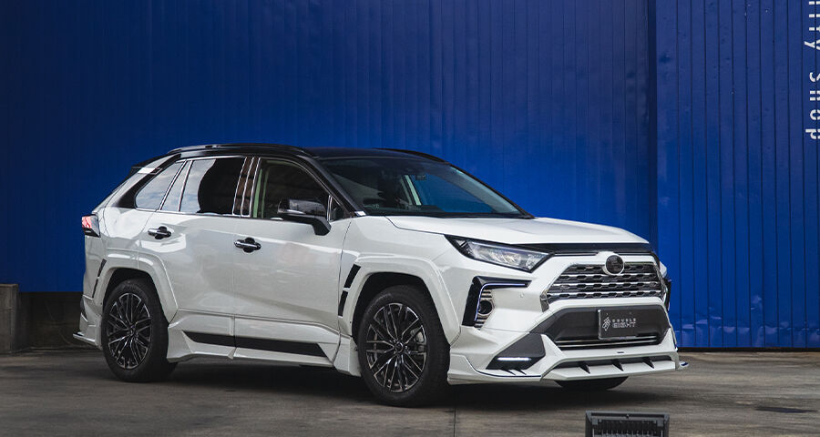 RAV4 TRD用 フロントセンタースポイラー 未塗装品 ダブルエイト | GMG