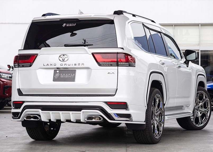 新品未使用 モデリスタ ランクル 300 リアスポイラー プレシャスホワイト 300系ランドクルーザーZX【モデリスタ装着車専用】リア