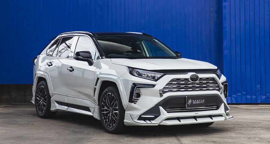 RAV4 TRD用 フロントセンタースポイラー 未塗装品 ダブルエイト | GMG