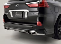 LX570後期 フロントハーフスポイラー LEDアタッチメントセット ダブル