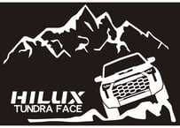 HILUX 後期 タンドラフェイス 背景あり ステッカー　NO.26