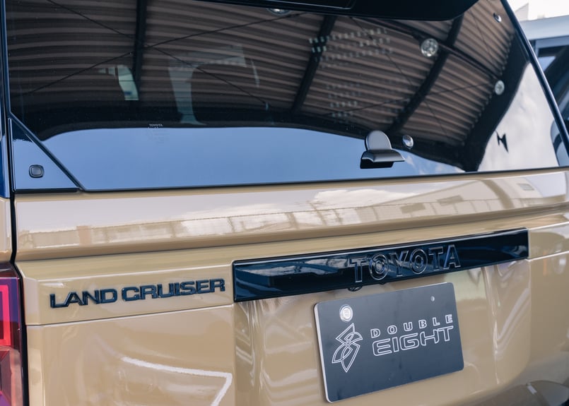 ランクル250 リアワイパーホールカバー（マットブラック塗装済み