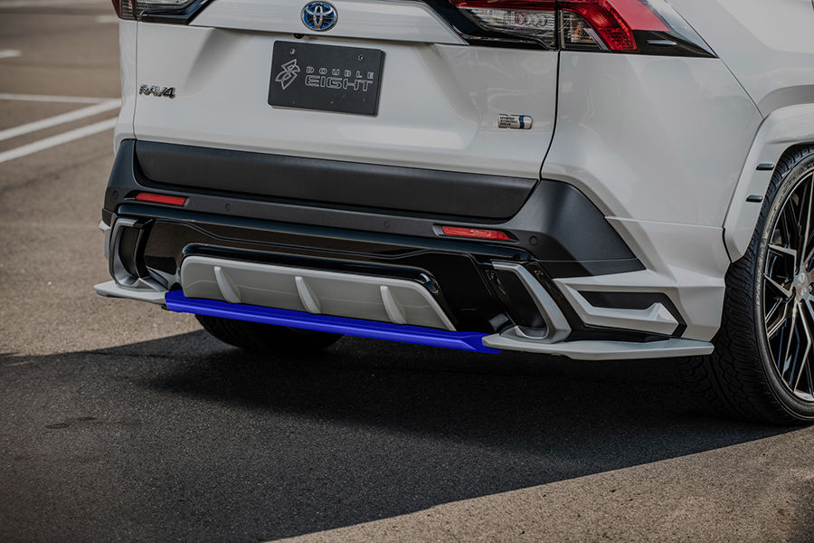 RAV4 モデリスタ用 リアアンダースポイラー 未塗装品 ダブルエイト