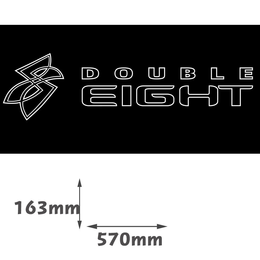 ダブルエイト カッティングロゴステッカー 大 NO.23 | GMG ONLINE SHOP