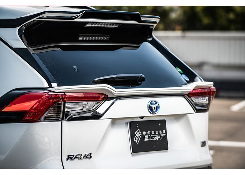 RAV4 リアゲートスポイラー 未塗装品 ダブルエイト | GMG ONLINE SHOP