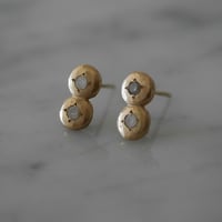 AUREA double pierce - low diamond