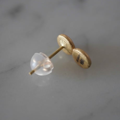 AUREA double pierce - white sapphire, pink sapphire