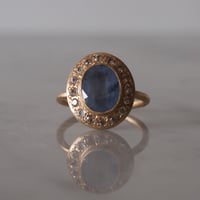 ARS sapphire round ring