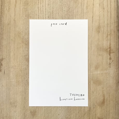 TOSHIRO POSTCARD