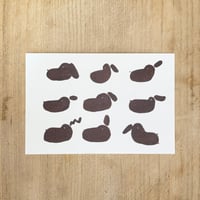 dog yokogao card