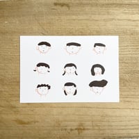 かみのけ　ポストカード