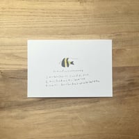hitoricco さかな図鑑 postcard