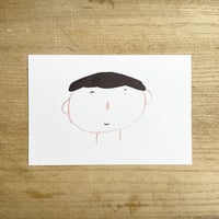 人の顔　カラフル