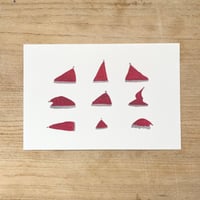 Santa's hat postcard