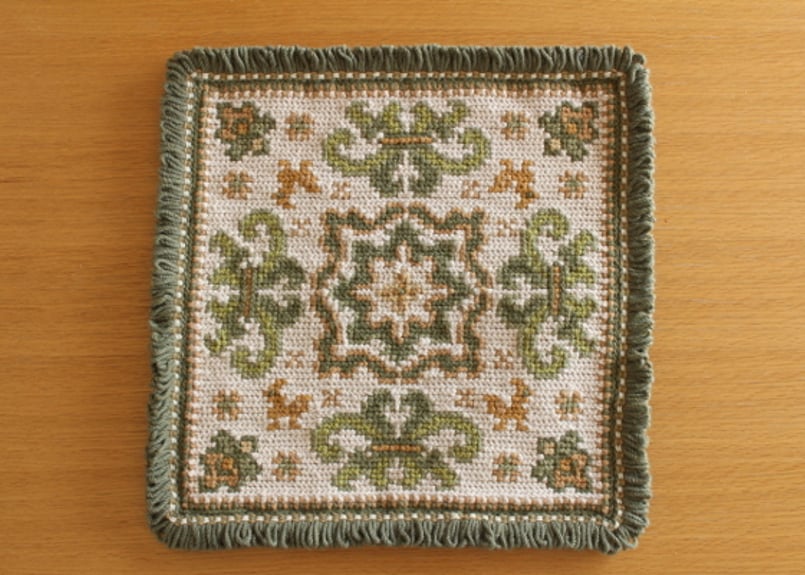 アライオロスのクッションカバー（緑） | ポルトガル雑貨 東の