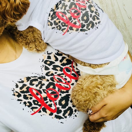 \\愛犬とペアルックTシャツ//