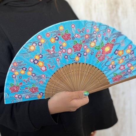 \\琉球柄扇子//数量限定‼︎