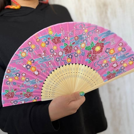 \\琉球柄扇子//数量限定‼︎
