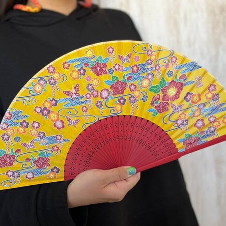 \\琉球柄扇子//数量限定‼︎