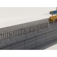 A-08 ホーム柵A 安全柵 フェンス ペーパーキット Nゲージ 1/150