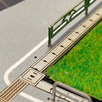 C-11 側溝＋グレーチング セットA ペーパーキット Nゲージ 1/150