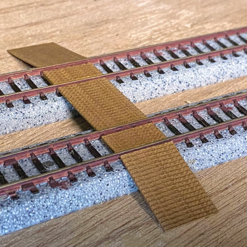 木村ページ C-09 汎用渡り板 カラーペーパーキット 踏切 構内踏切 ジオラマ