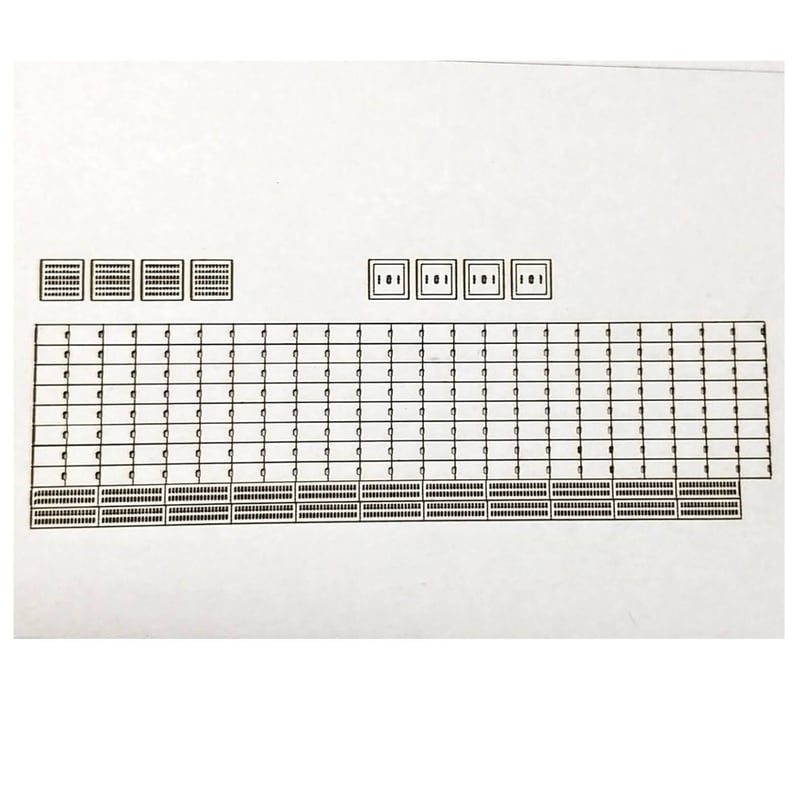 A-05 側溝＋グレーチング セットB ペーパーキット Nゲージ 1/150